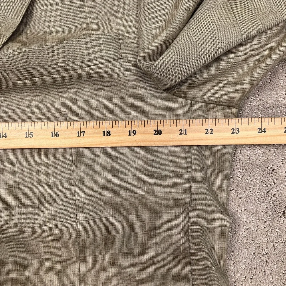 Chaps Ralph Lauren Blazer Mens 42R Tan Glen Plaid Wool Cashmere Jacket  Canada‎